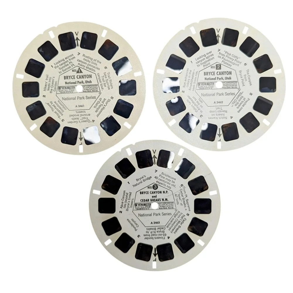 Vintage View-Master Bryce Canyon National Park 3 Reel Pack
